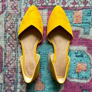 Old Navy Mustard Yellow Flats